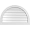 Ekena Millwork Round Top Surface Mount PVC Gable Vent w/ 2"W x 2"P Brickmould Sill Frame, 30"W x 20"H GVPRT30X2003SN - alternate 1